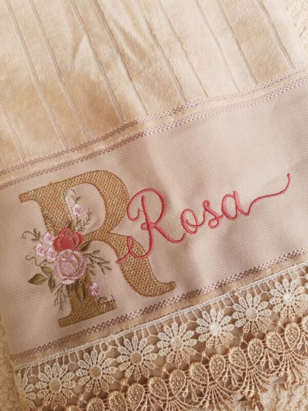 Conjunto Toalha de Banho e  Rosto Personalizadas - Image 4
